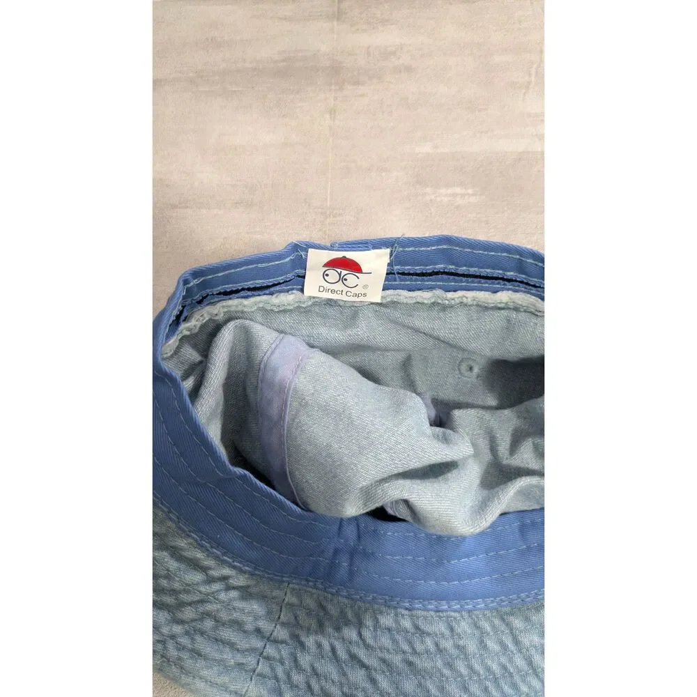 Denim Bucket Hat Lemonade Embroidered - Direct Caps